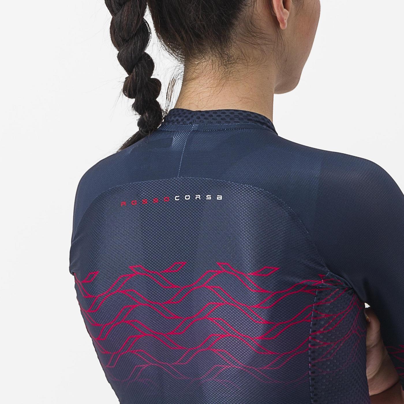 CASTELLI CLIMBER'S 2.0 W Women's Short Sleeve Jersey Navy/Pink