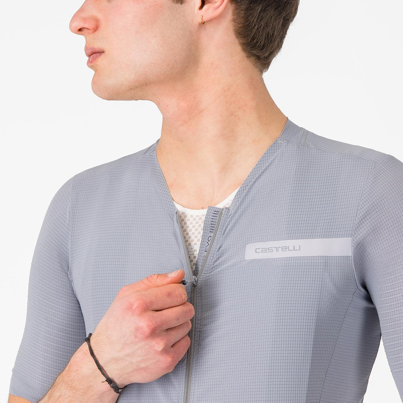 CASTELLI PREMIO EVO Short Sleeve Jersey Grey