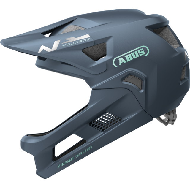 ABUS YOUDROP FF Junior Midnight Blue Mountain Bike Helmet