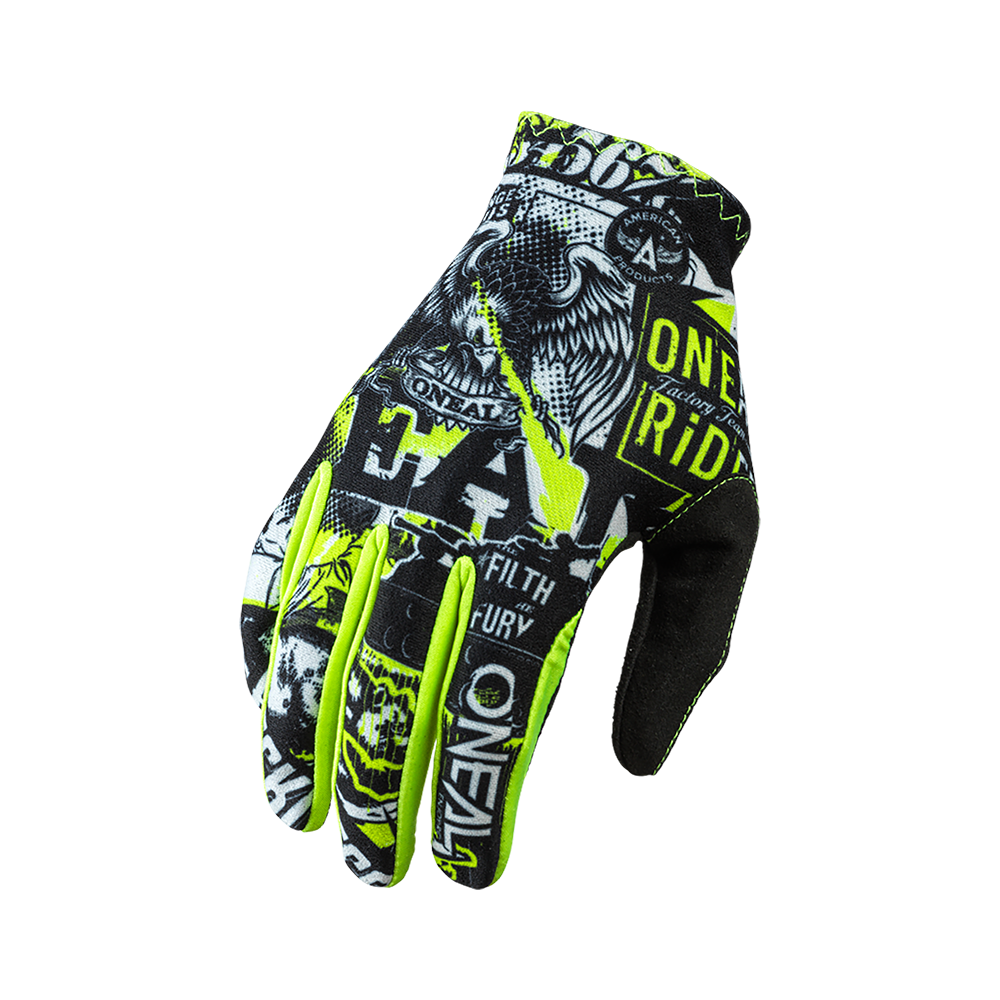 O'NEAL MATRIX ATTACK Gloves Black/ Yellow