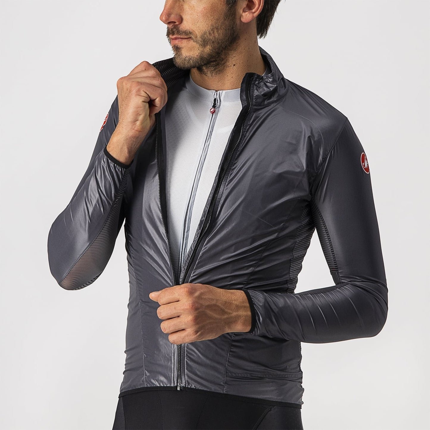 CASTELLI ARIA SHELL Jacket Dark Grey