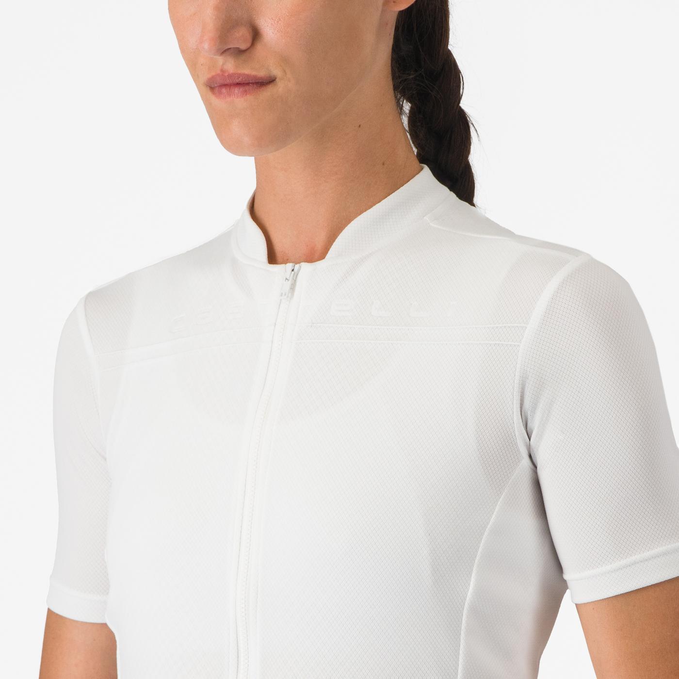 CASTELLI ANIMA 4 Women's Short Sleeve Jersey White