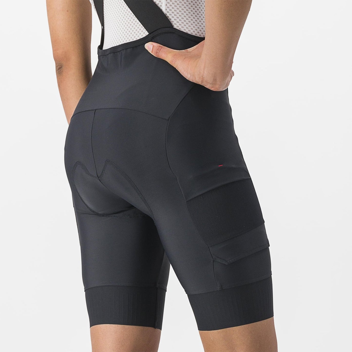 CASTELLI UNLIMITED CARGO Women's Short Bibtights Black