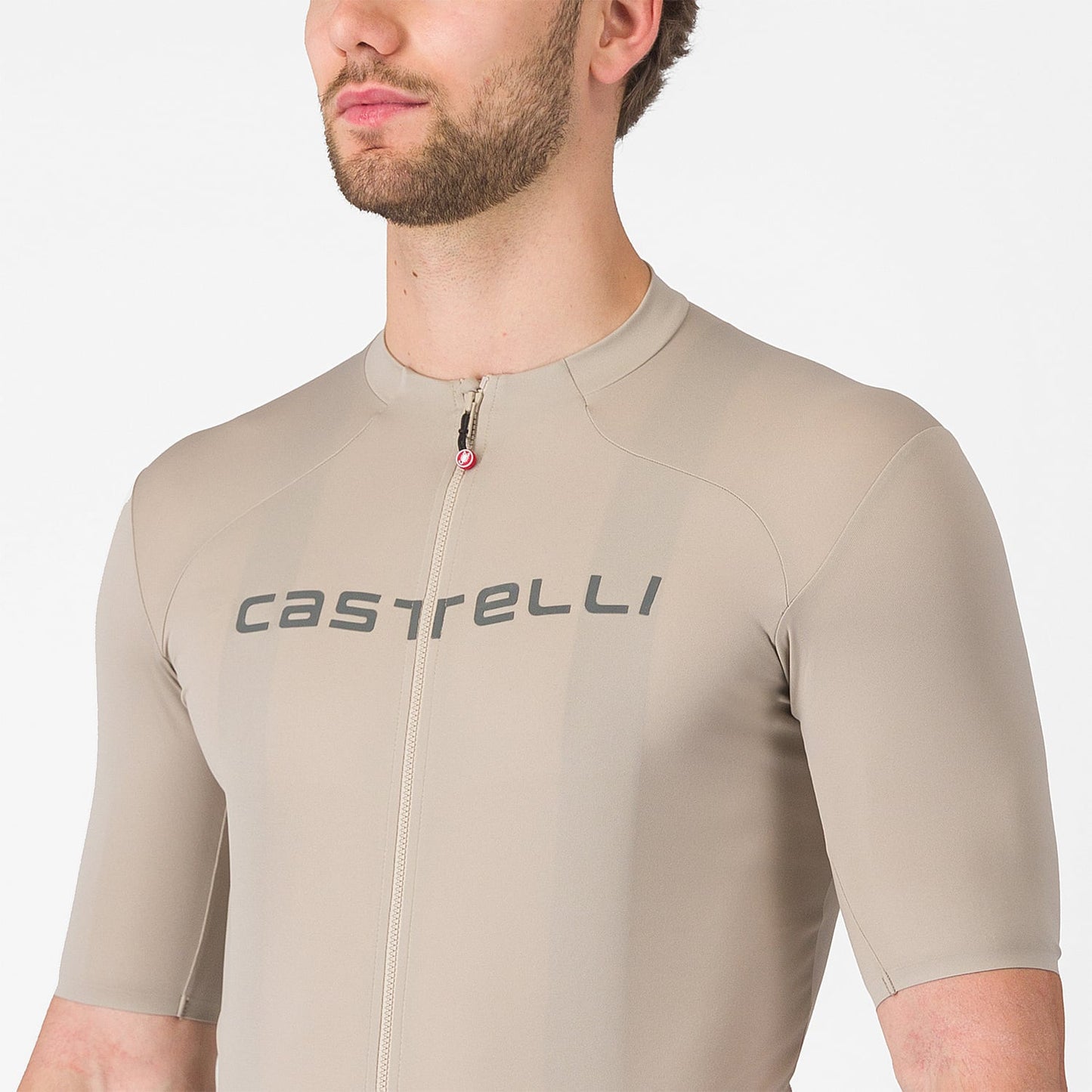 CASTELLI PROLOGO LITE Short Sleeve Beige Jersey