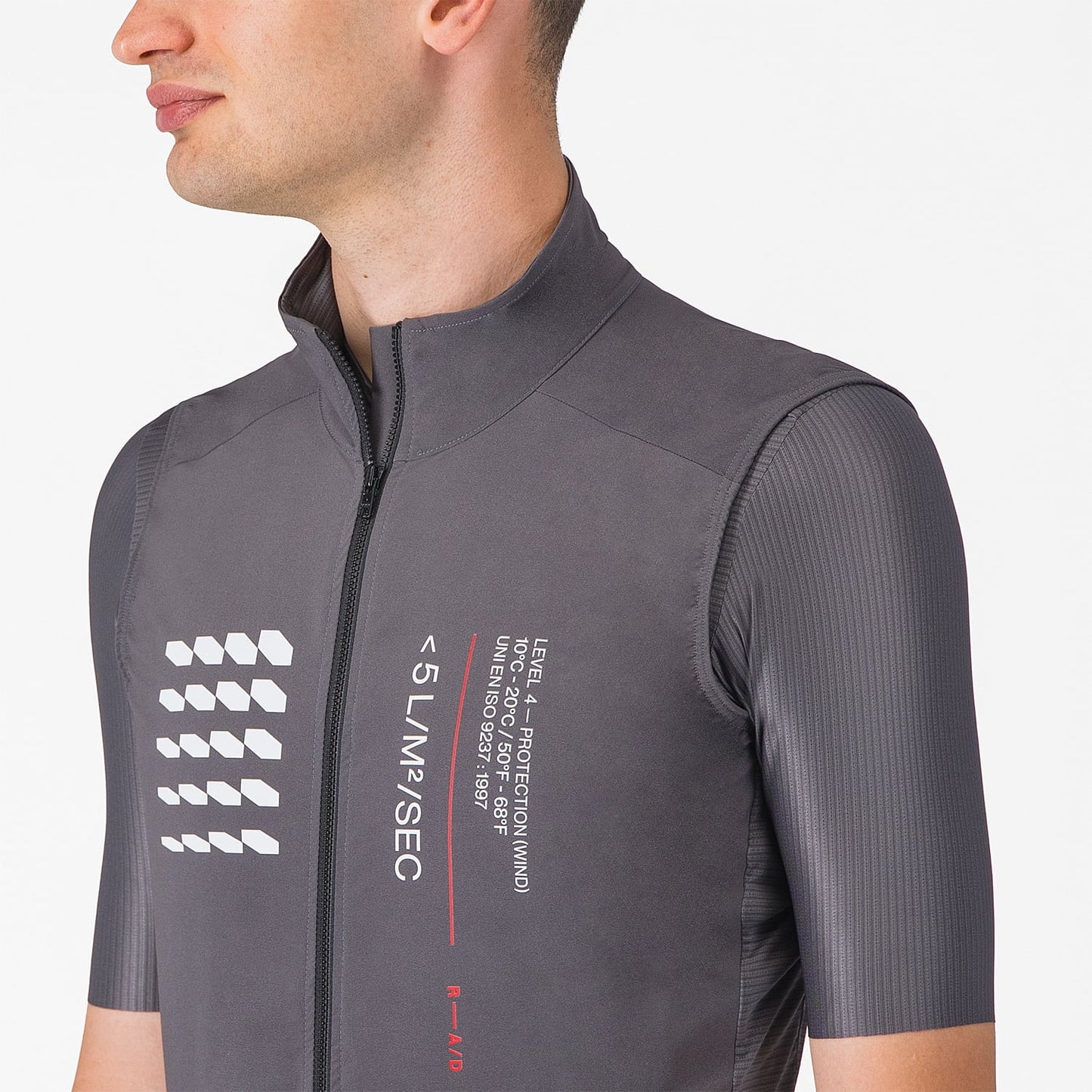 ESPRESSO R--A/D Smoke Grey sleeveless vest
