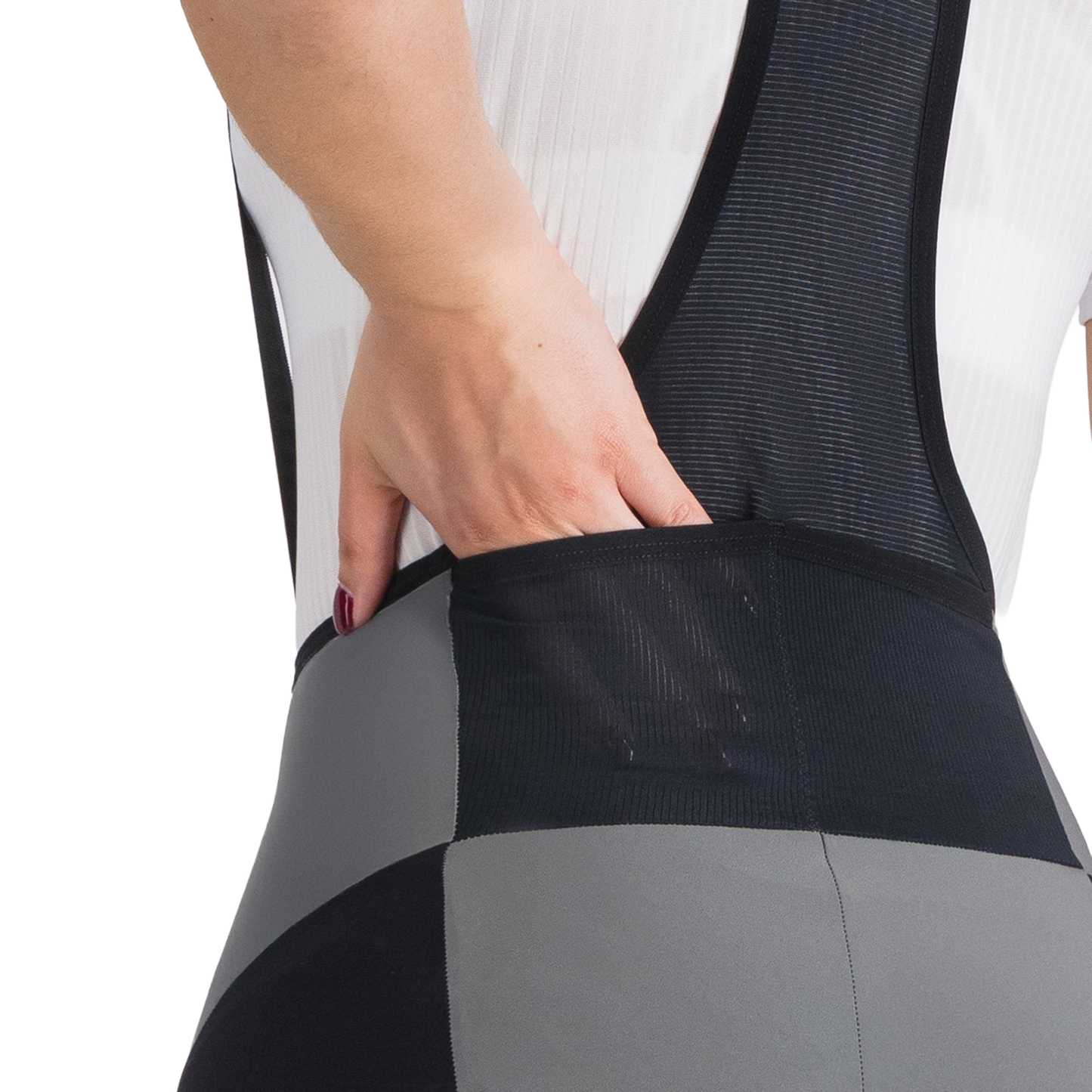 SPORTFUL SUPERGIARA 2 Women's Grey/Black Bibtights Short