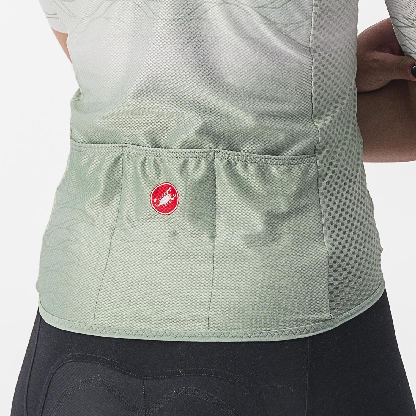 CASTELLI CLIMBER'S 2.0 W Women's Short Sleeve Jersey Grey/Green