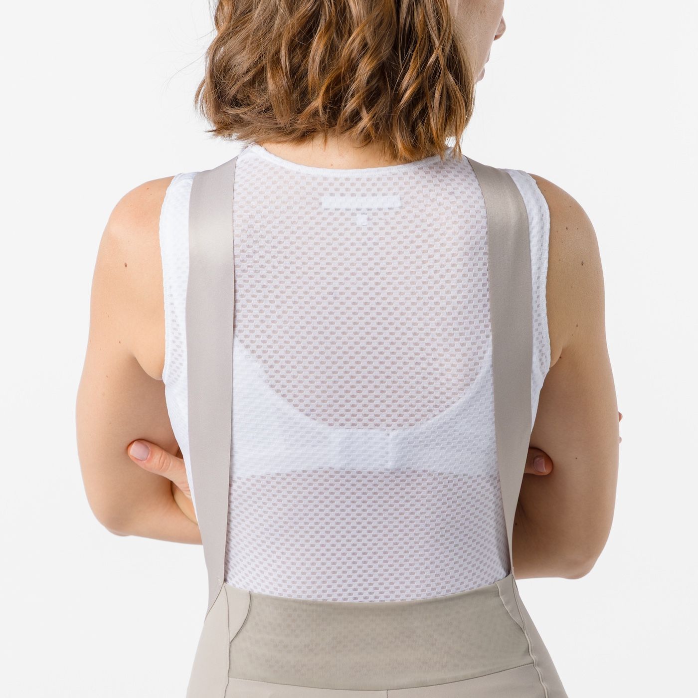 CASTELLI ESPRESSO 2 W DT Women's Clay Grey Bib Shorts