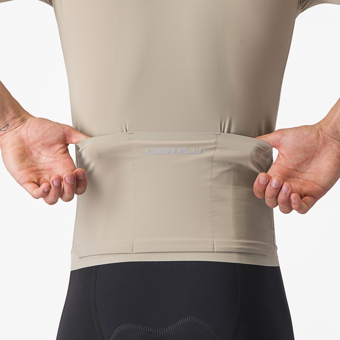 CASTELLI PREMIO Short Sleeve Beige Jersey
