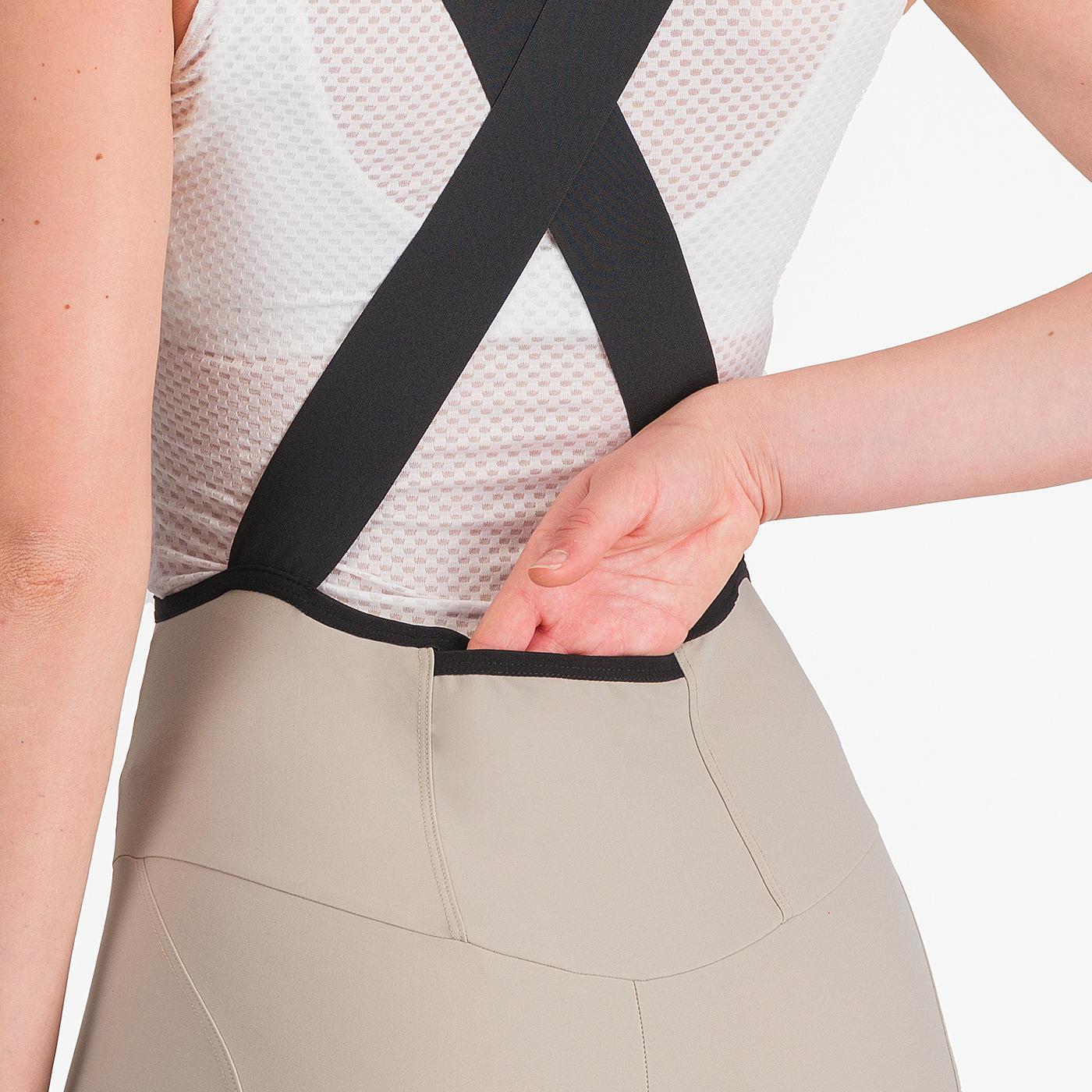 CASTELLI ESPRESSO W DT Women's Beige Bib Tight