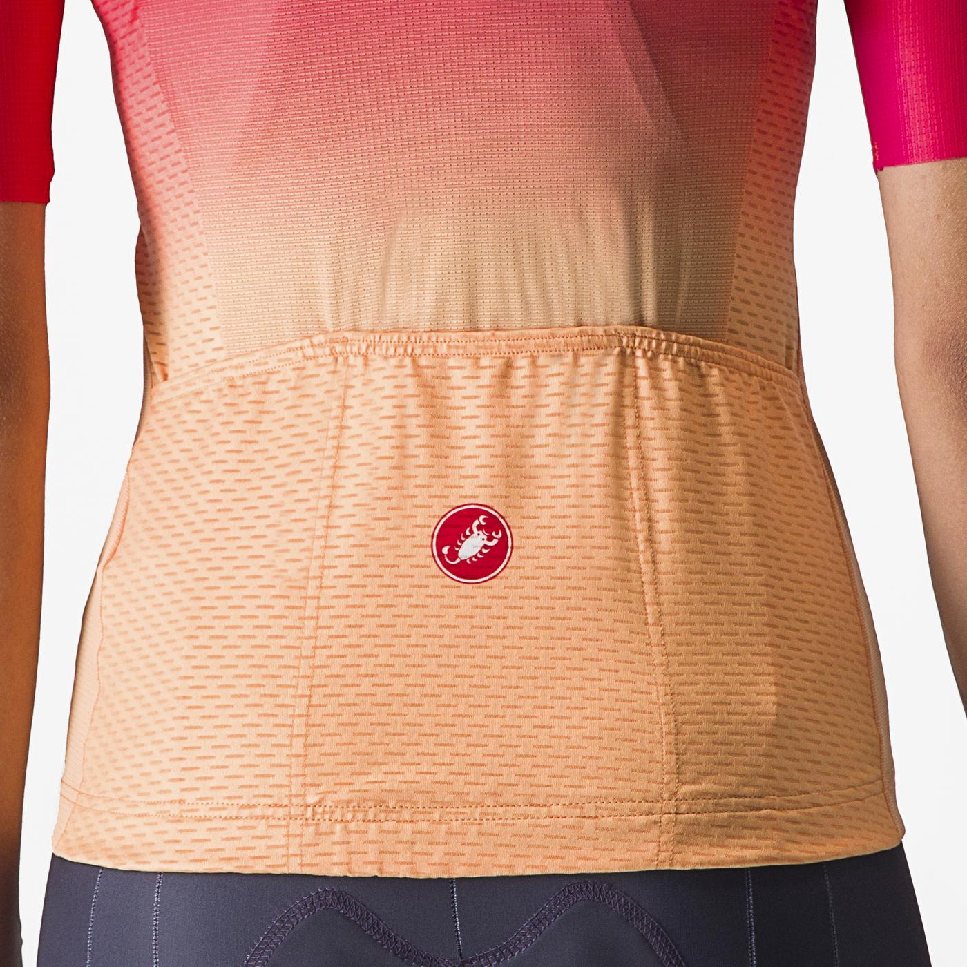 CASTELLI SALITA Women's Short Sleeve Jersey Pink/Orange
