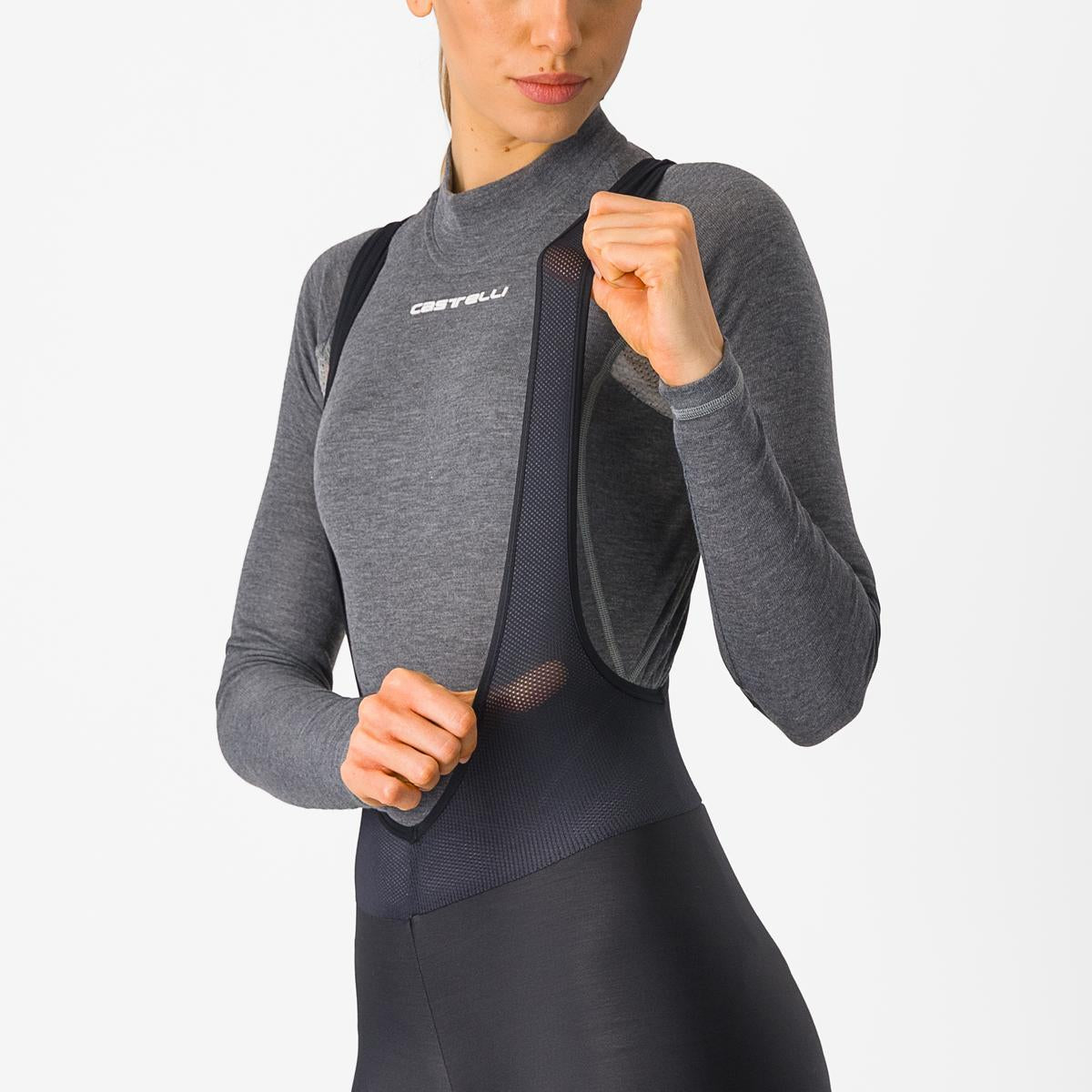 CASTELLI ENTRATA Women's 3/4 Bibtights Black