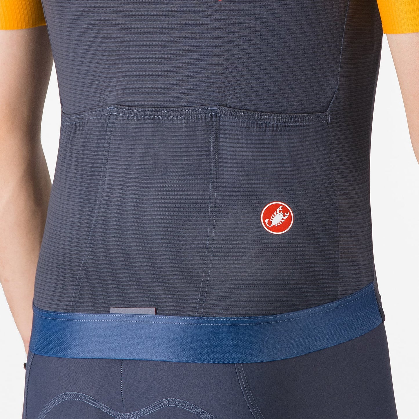 ESPRESSO sleeveless vest R--A/D Blue