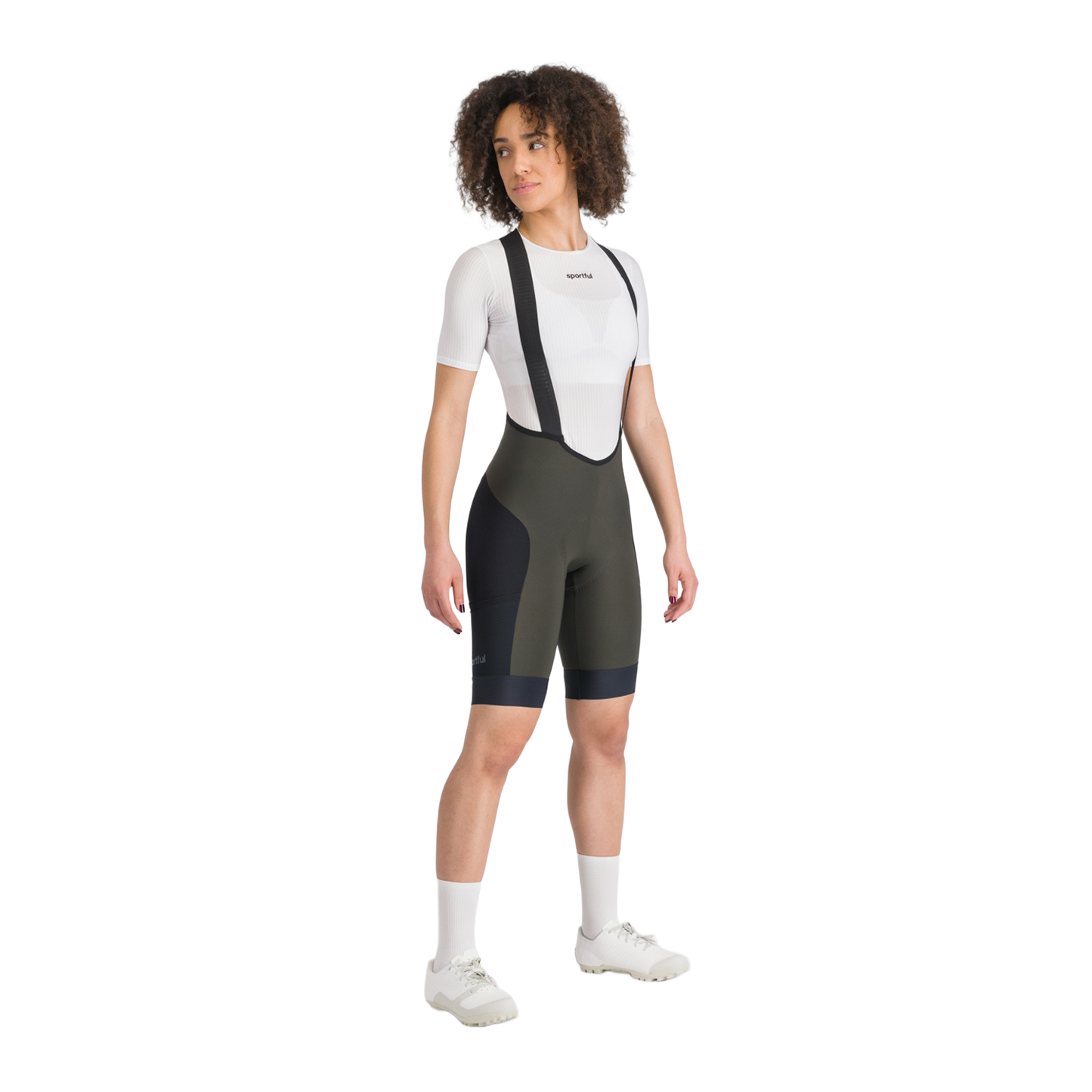 Women's SPORTFUL SUPERGIARA 2 Bib Short Khaki/Black