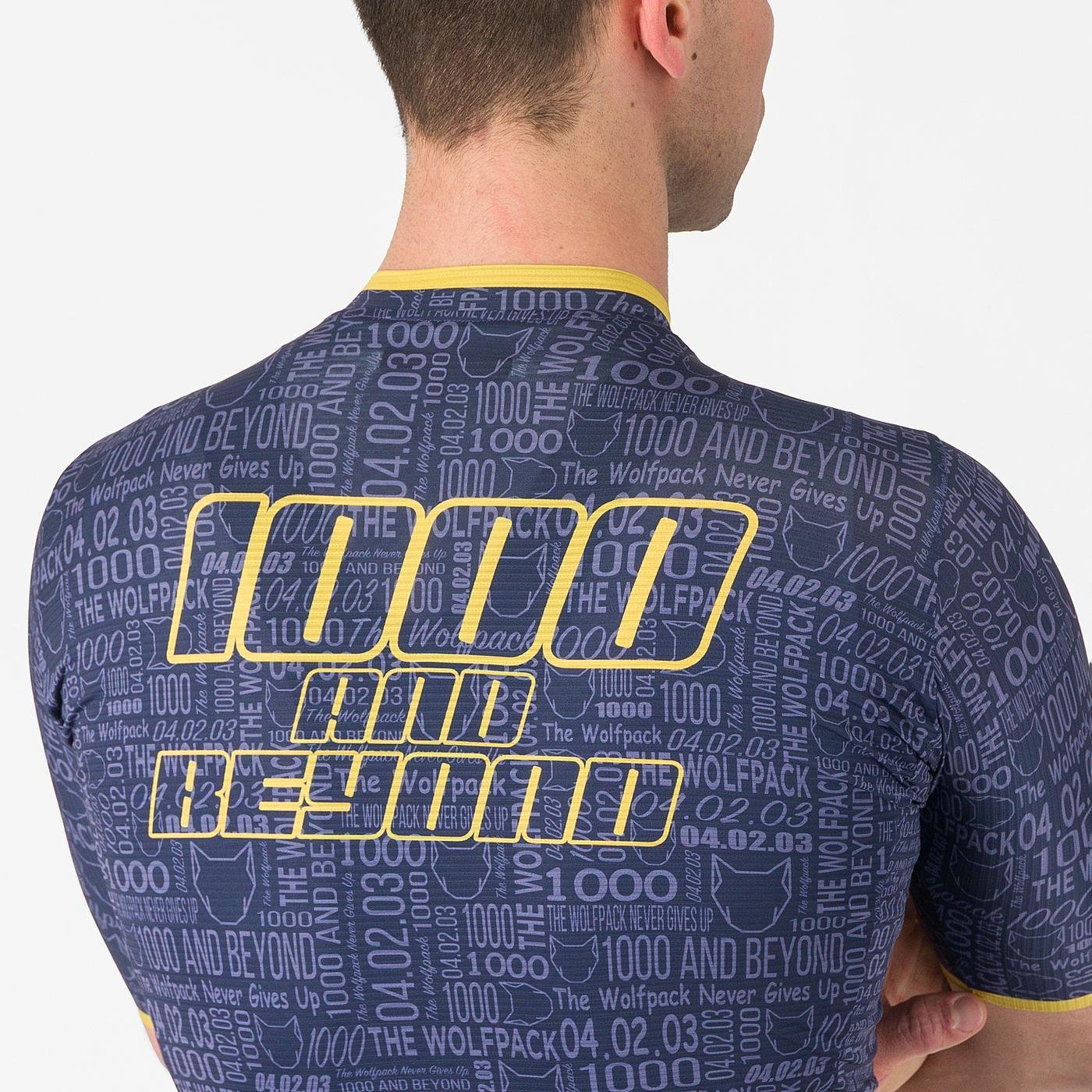 CASTELLI WOLFPACK 1000 VICTORY Short Sleeve Jersey Navy