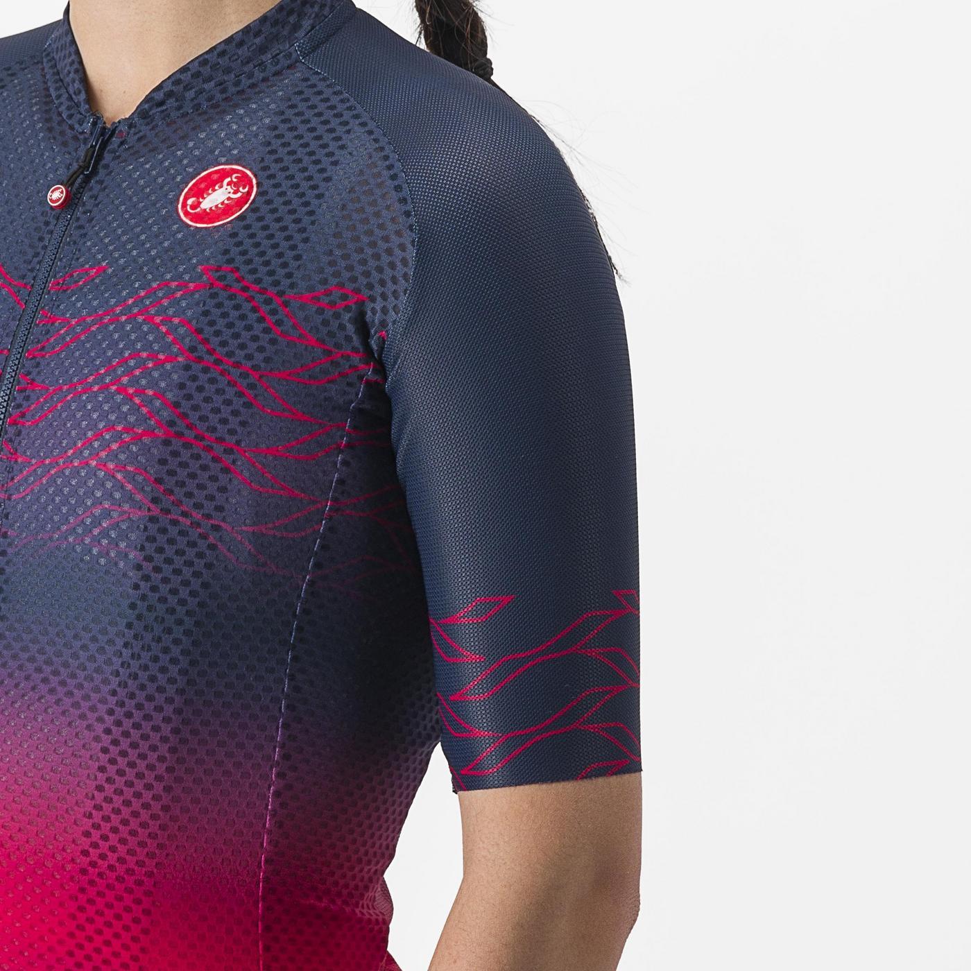 CASTELLI CLIMBER'S 2.0 W Women's Short Sleeve Jersey Navy/Pink