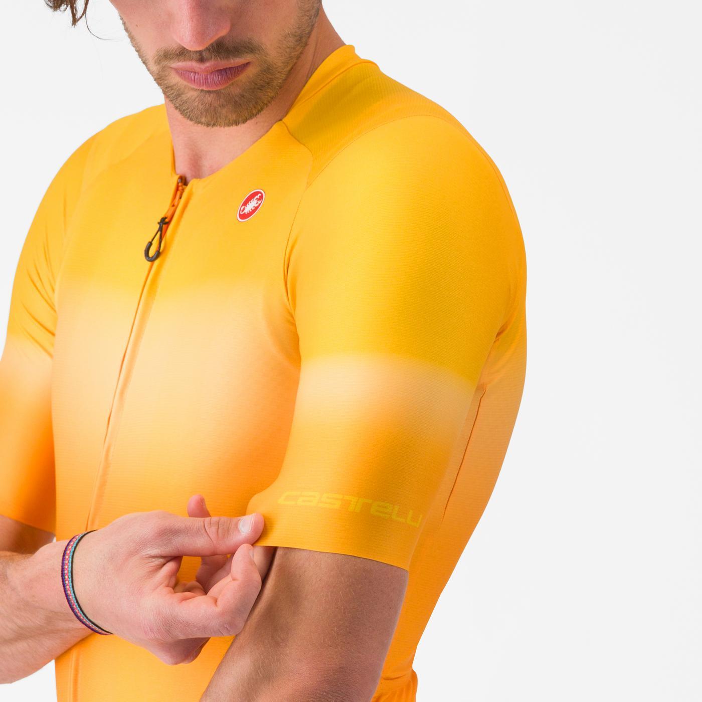 CASTELLI UPF Short Sleeve Jersey Orange