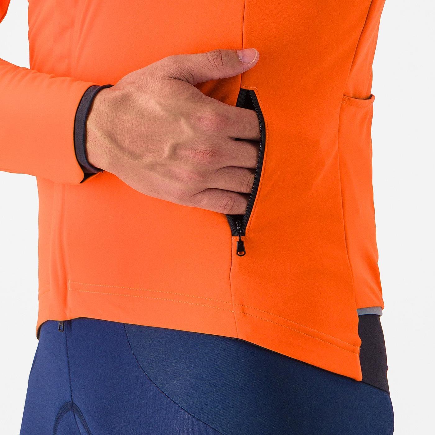 CASTELLI ALPHA 150 Jacket Orange/Black