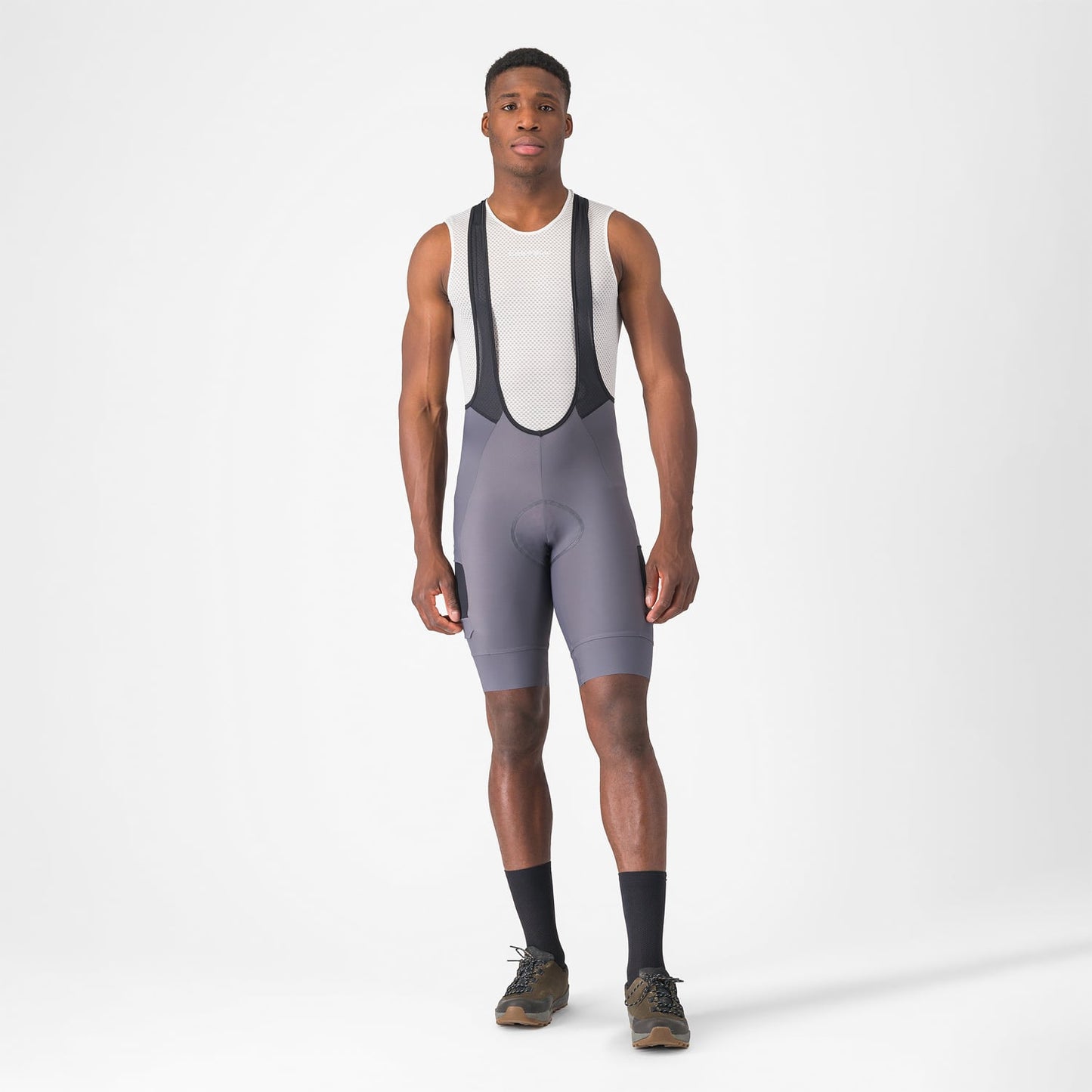 CASTELLI UNLIMITED CARGO Bibshorts Grey/Black