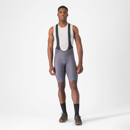 CASTELLI UNLIMITED CARGO Bibshorts Grey/Black