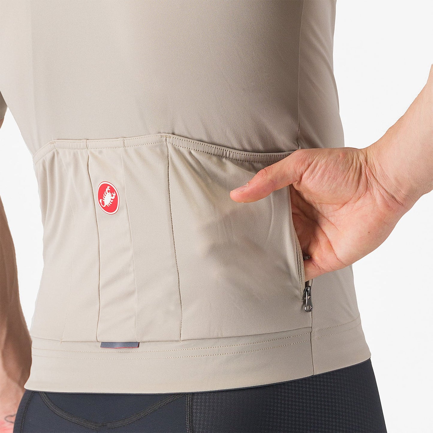 CASTELLI PROLOGO LITE Short Sleeve Beige Jersey