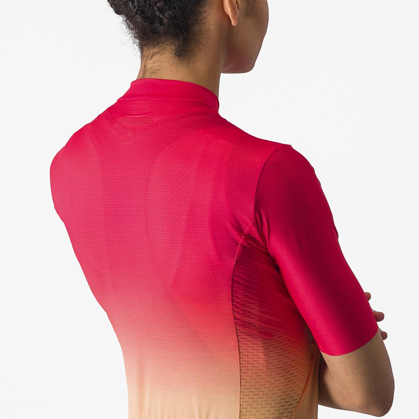 CASTELLI SALITA Women's Short Sleeve Jersey Pink/Orange