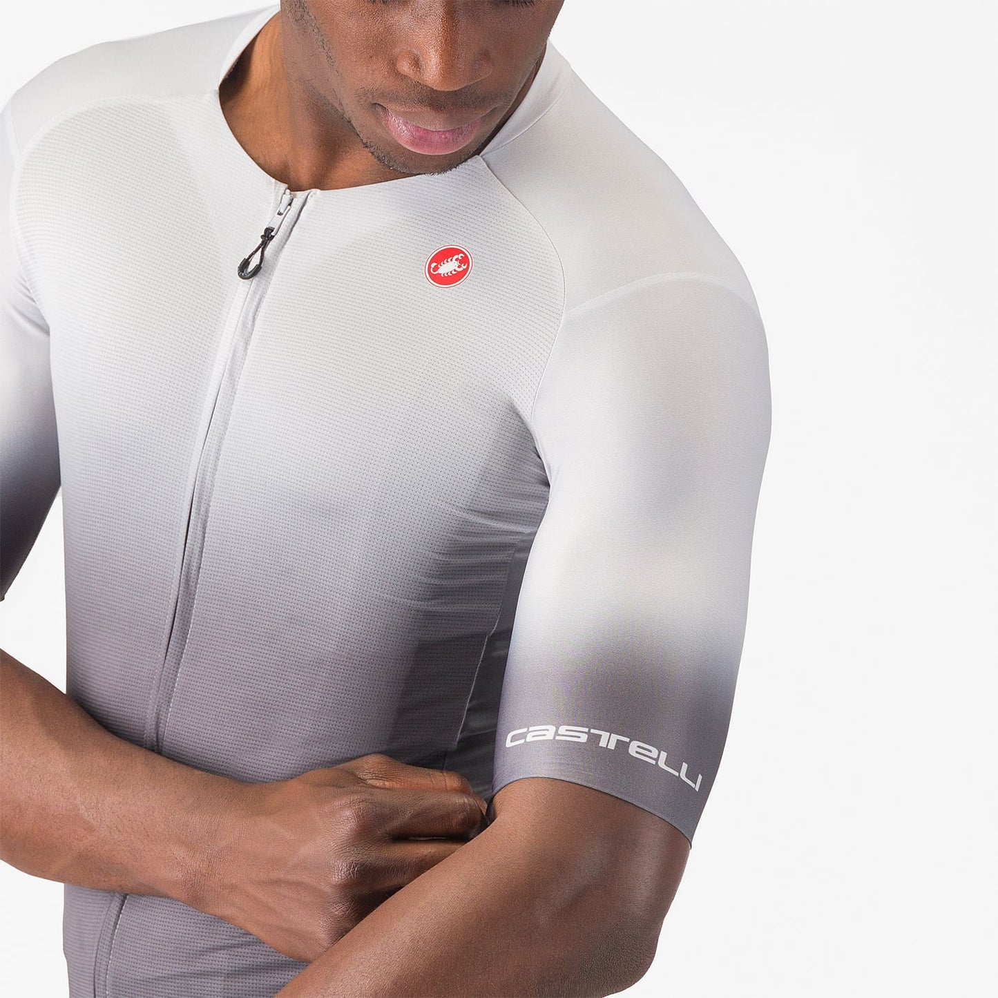 CASTELLI UPF Short Sleeve Jersey Grey