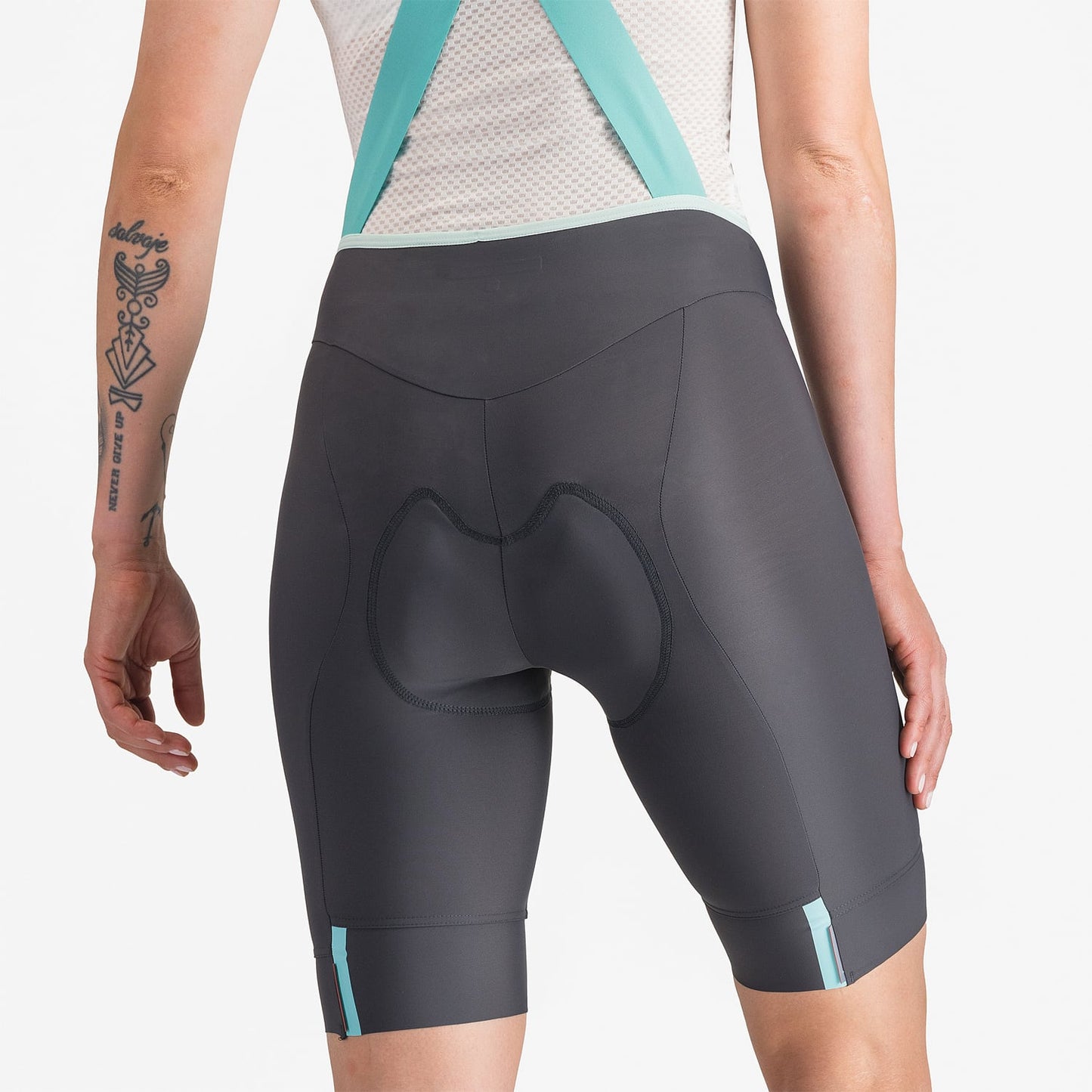 CASTELLI PRIMA 2 DT Women's Bibtights Short Dark Grey