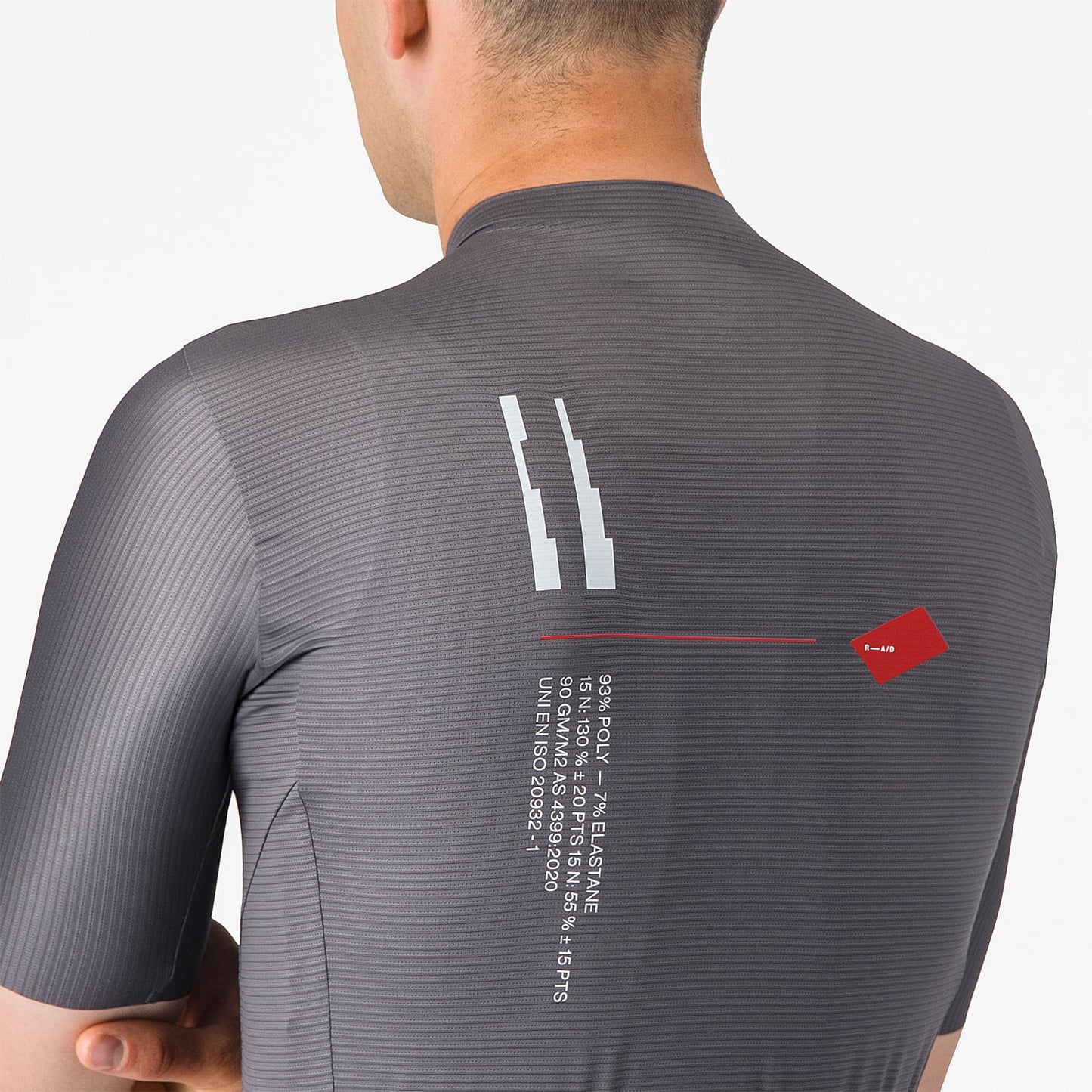 CASTELLI ESPRESSO R--A/D Short Sleeve Smoked Grey Jersey