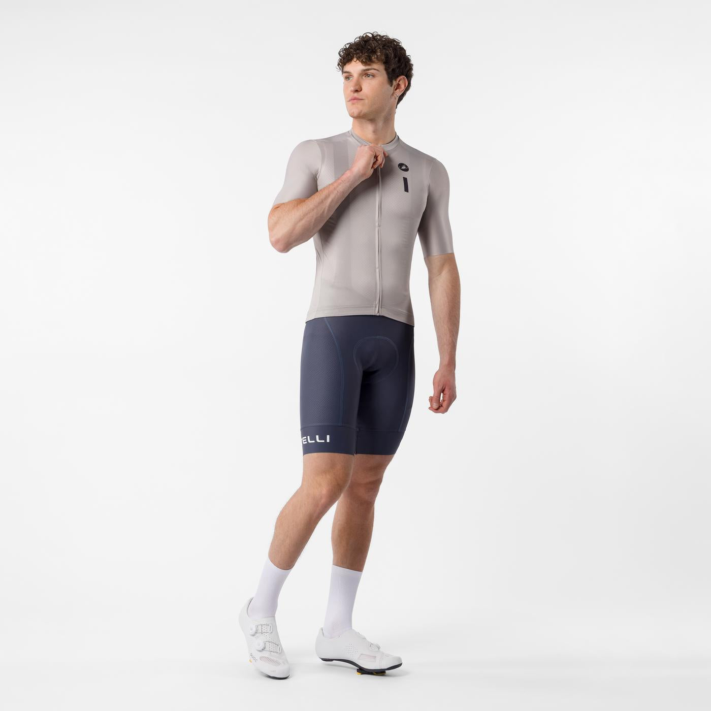 CASTELLI DRITTONE LOGO Short Sleeve Clay Jersey