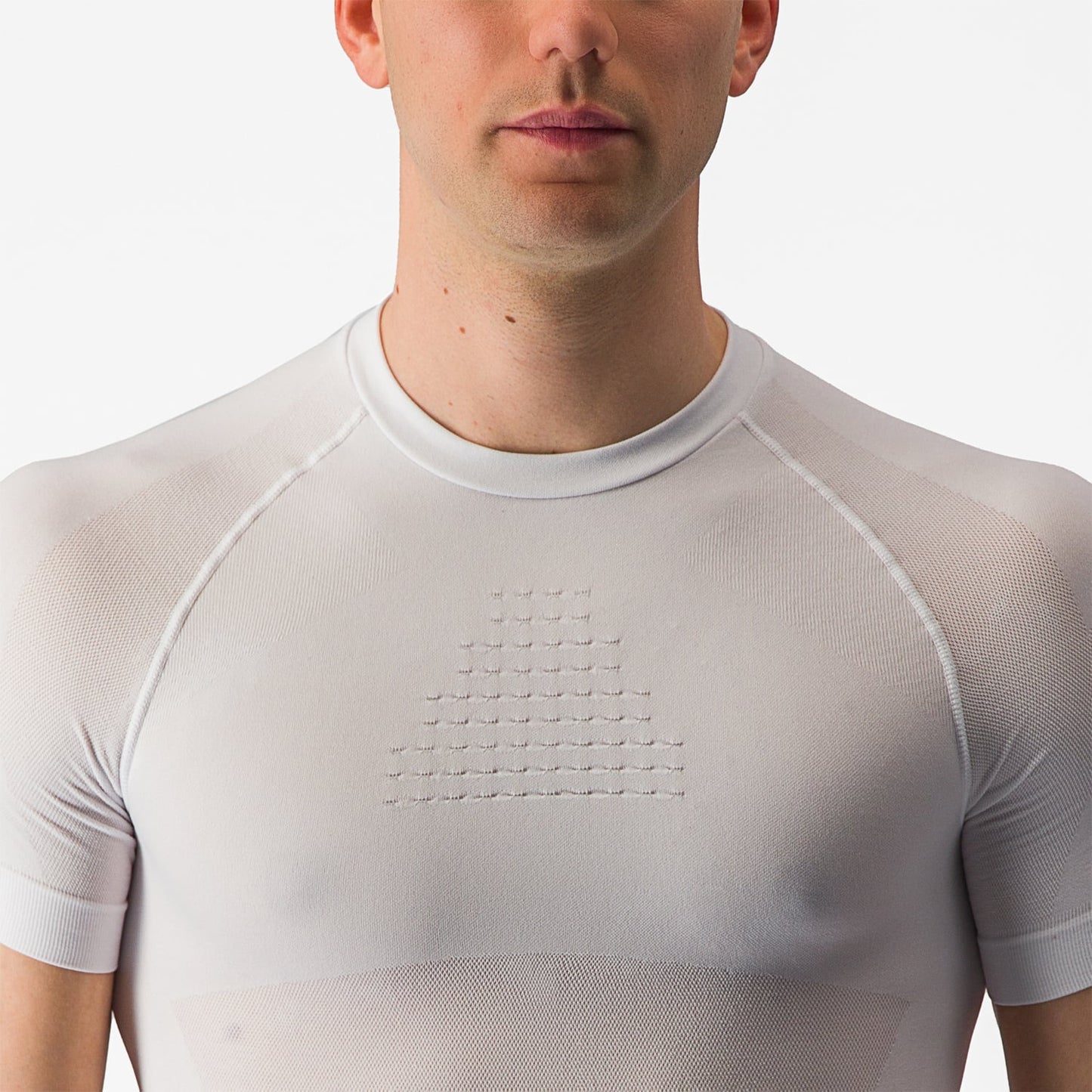 CASTELLI CORE SEAMLESS Short Sleeve Underwear White