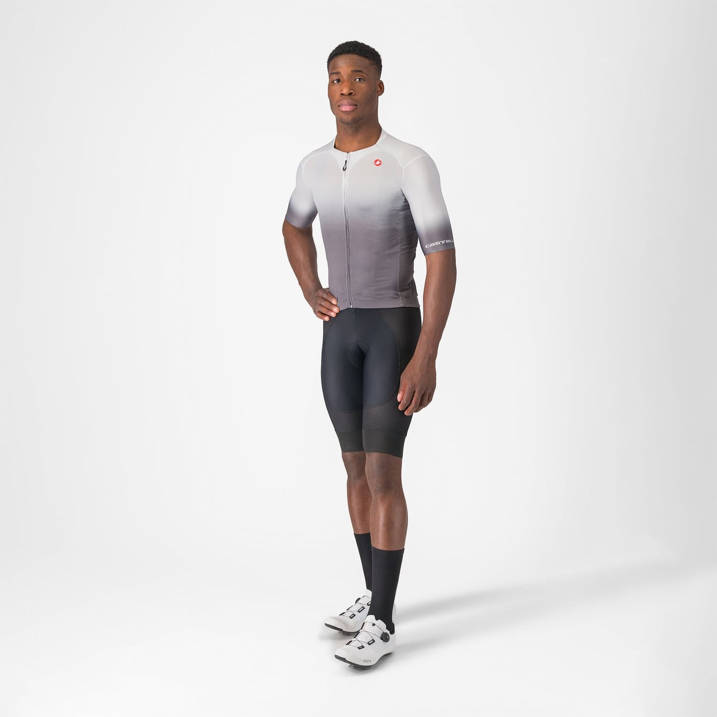 CASTELLI UPF Short Sleeve Jersey Grey