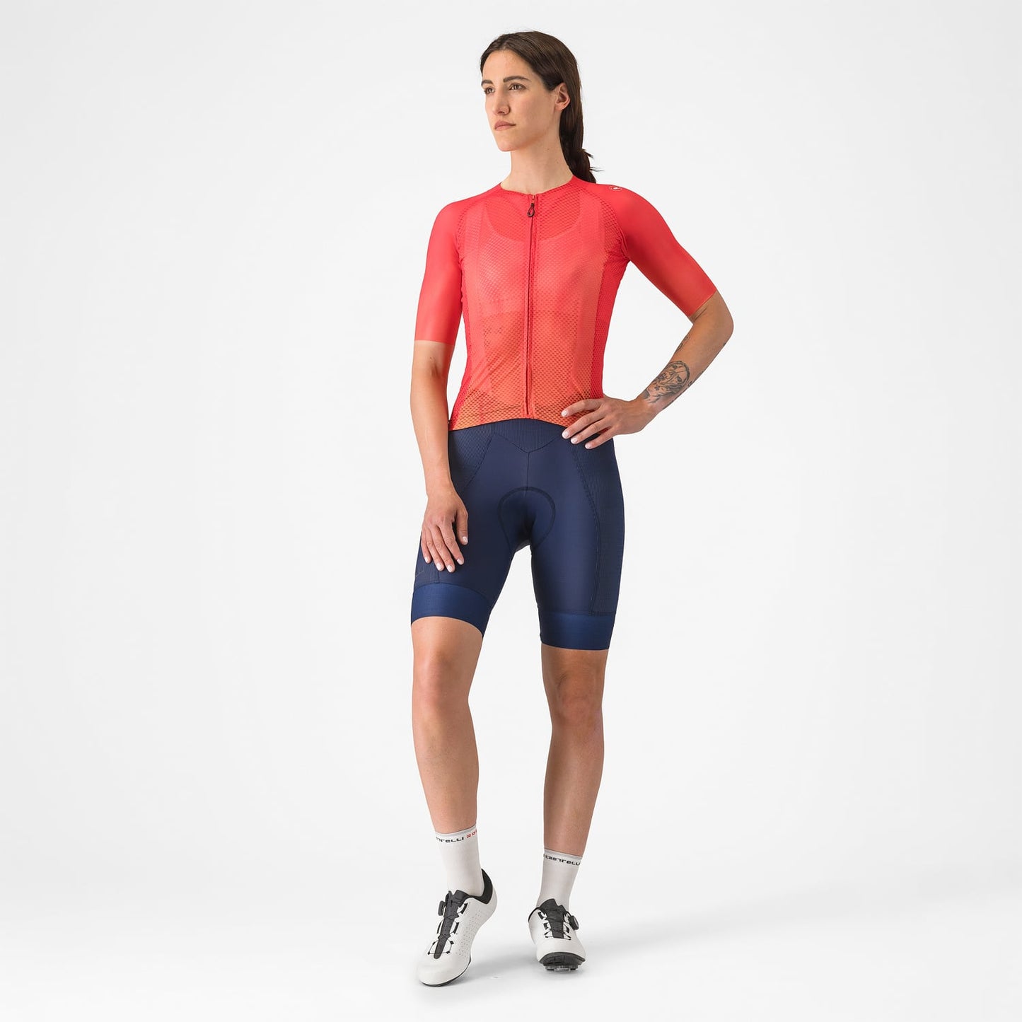 CASTELLI CLIMBER'S A/C Women's Short Sleeve Jersey Hibiscus