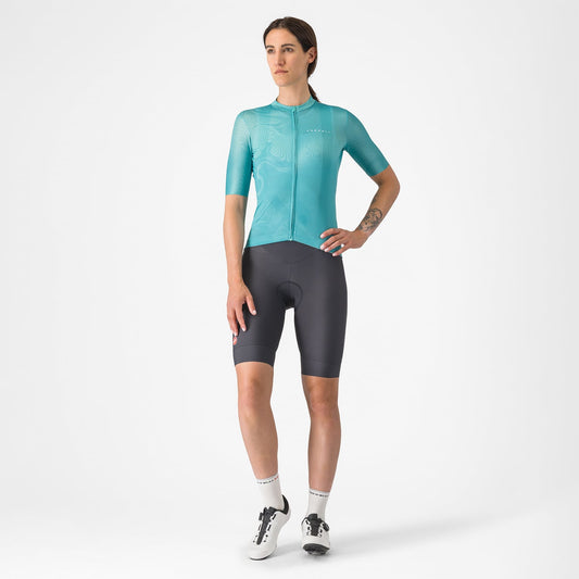 CASTELLI FANTASIA Women's Short Sleeve Jersey Turquoise