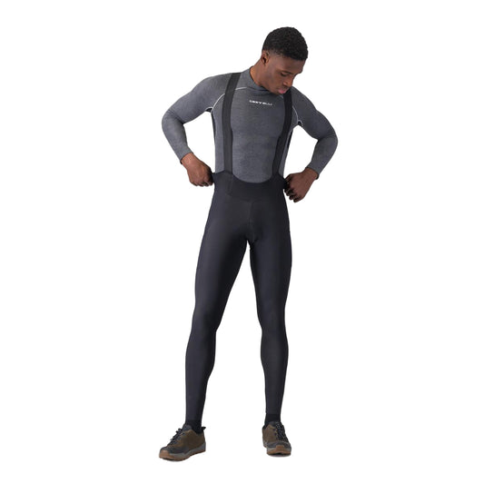 CASTELLI UNLIMITED Long Bib Shorts Black