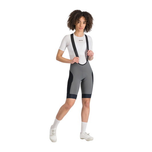 SPORTFUL SUPERGIARA 2 Women's Grey/Black Bibtights Short