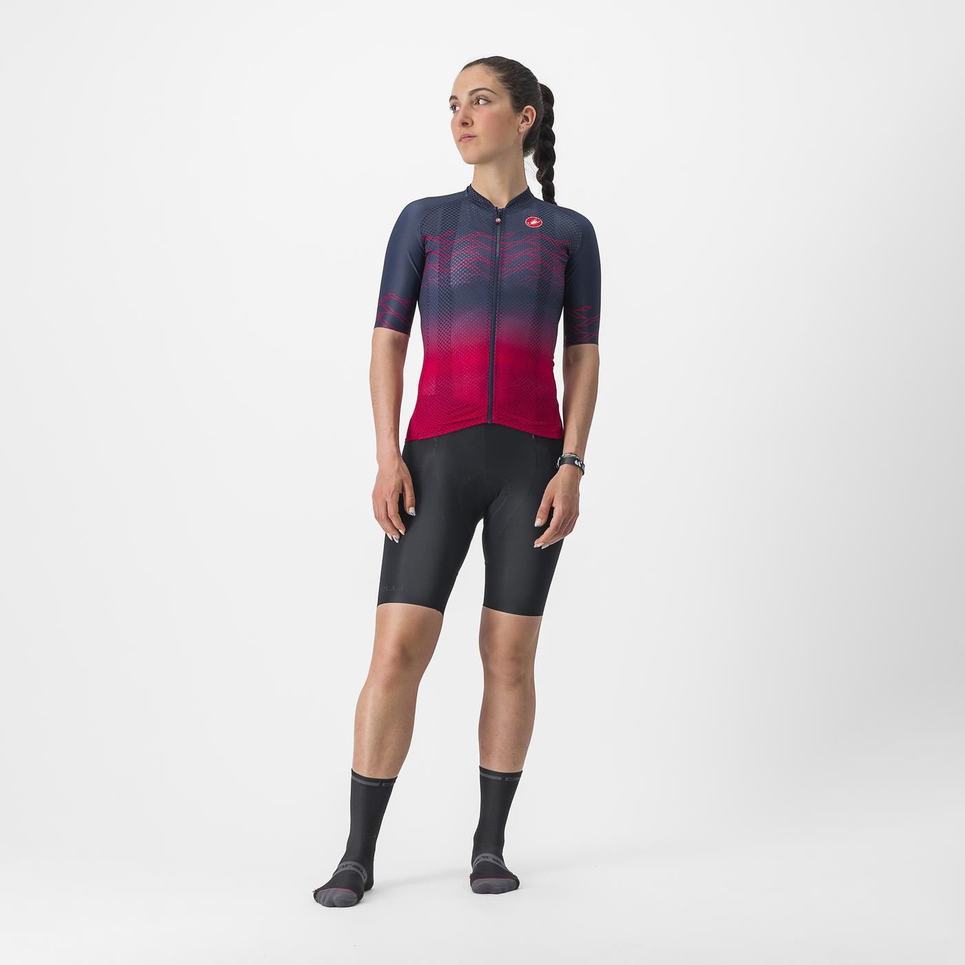 CASTELLI CLIMBER'S 2.0 W Women's Short Sleeve Jersey Navy/Pink