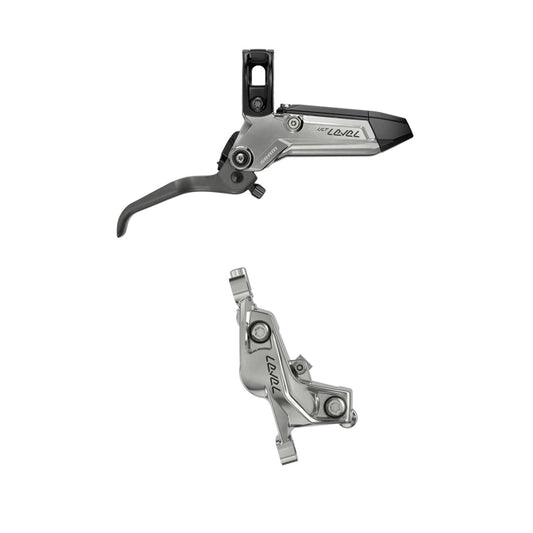 SRAM LEVEL ULTIMATE STEALTH 4-piston carbon front brake Silver Titanium hardware