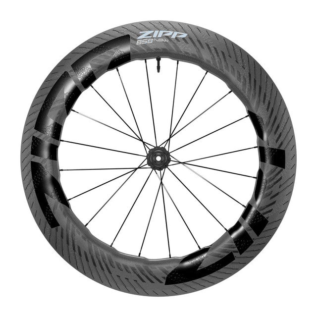 ZIPP 858 NSW DISC Tubeless Ready front wheel (Center Lock)