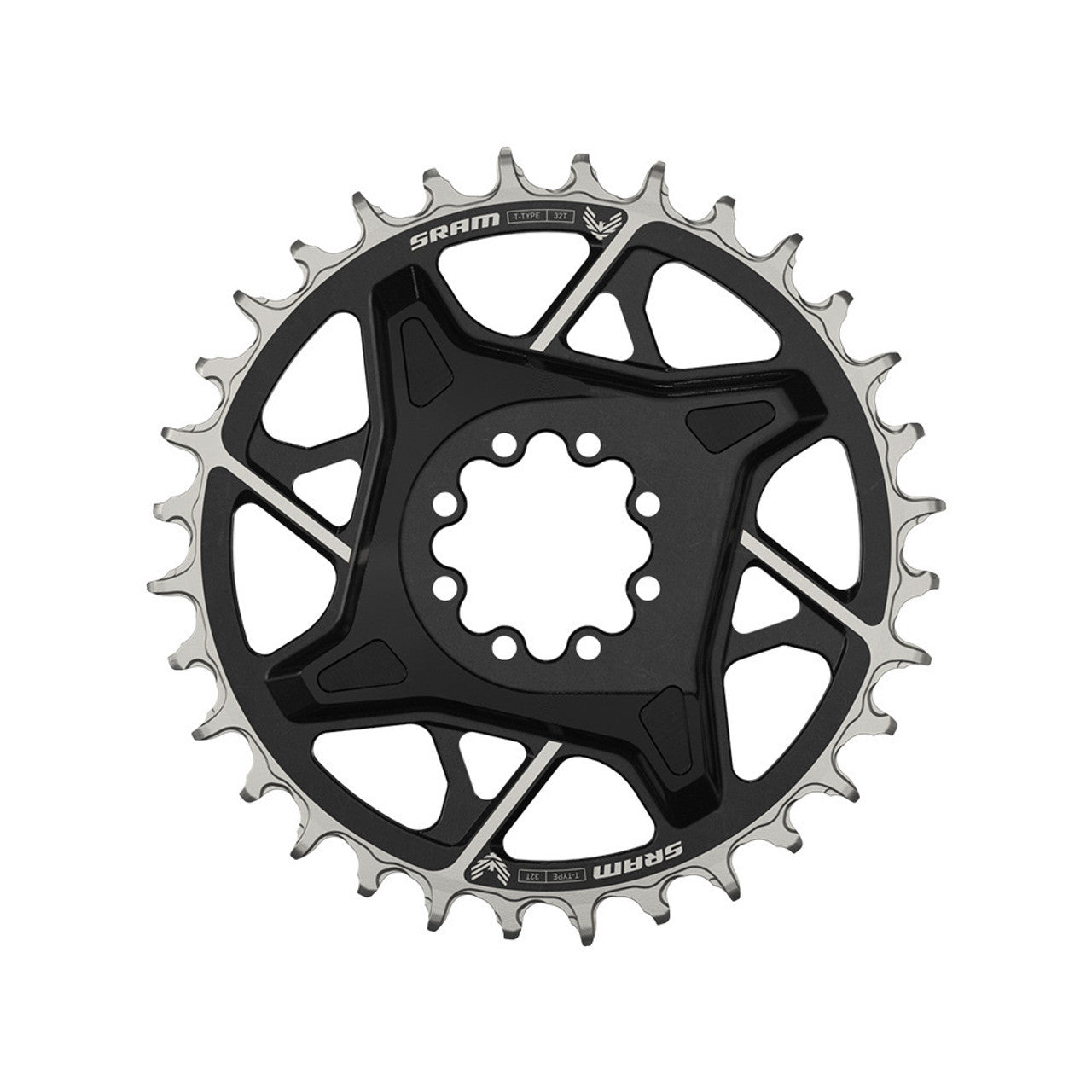 Chainring Mono SRAM X0 T-TYPE EAGLE BOOST 12 Speed Direct Mount Offset 3mm Black