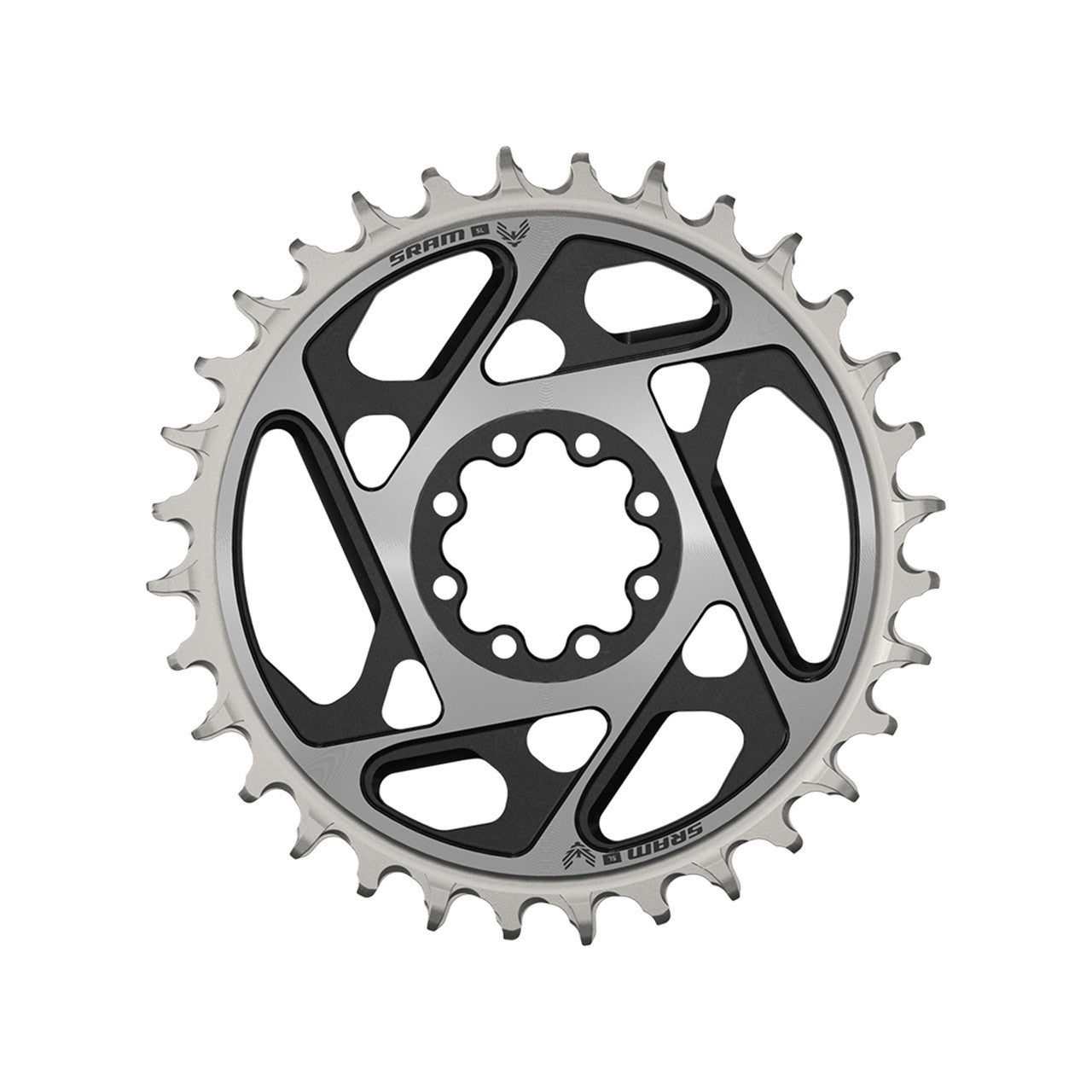 Chainring Mono SRAM XX-SL T-TYPE EAGLE BOOST 12 Speed Direct Mount Offset 0mm Black/Silver