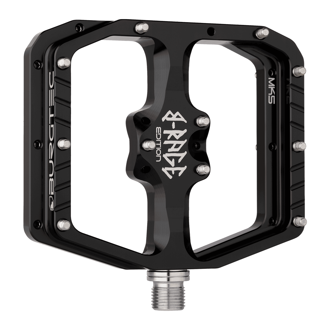 BURGTEC PENTHOUSE FLAT MK5 B-RAGE EDITION flat pedals Black