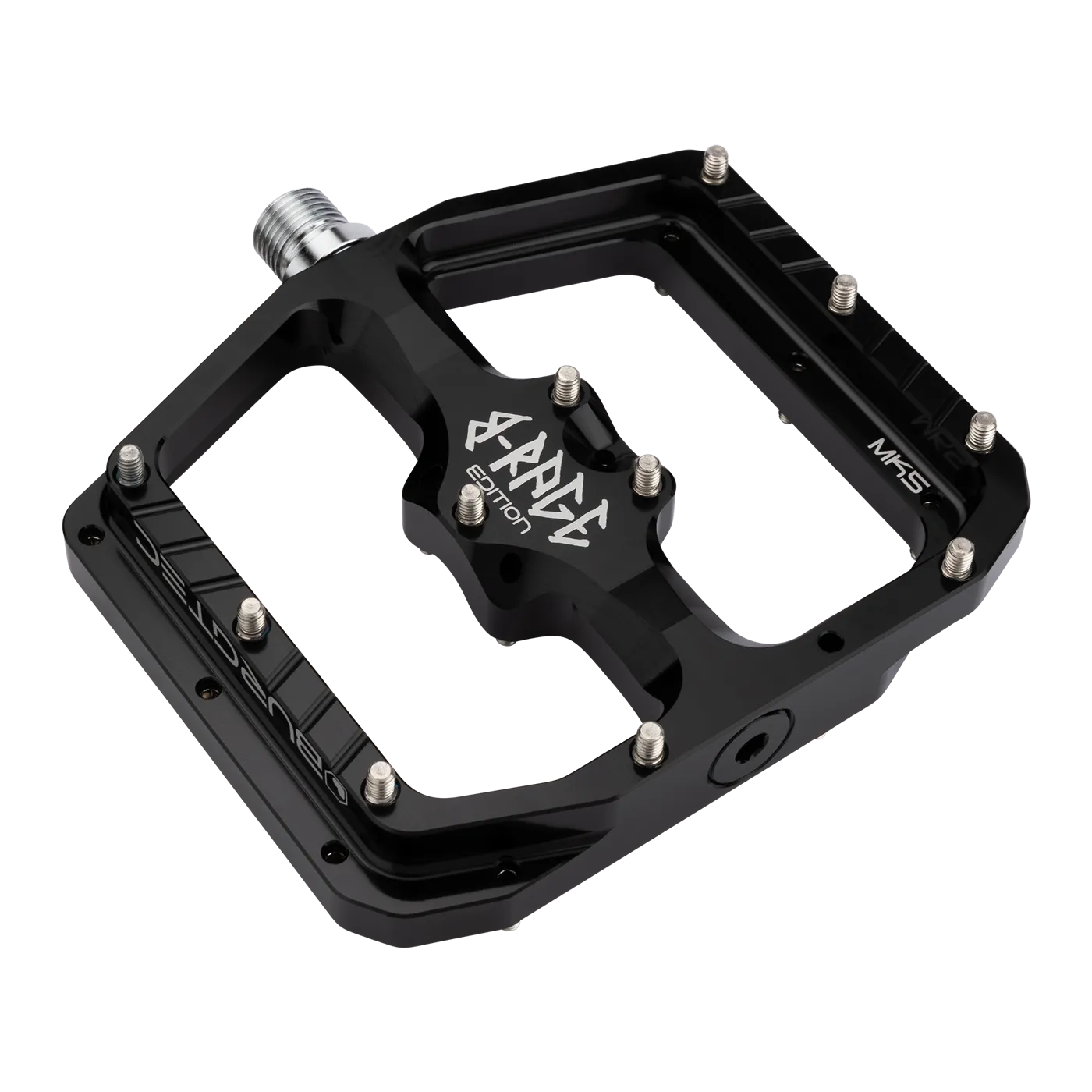 BURGTEC PENTHOUSE FLAT MK5 B-RAGE EDITION flat pedals Black