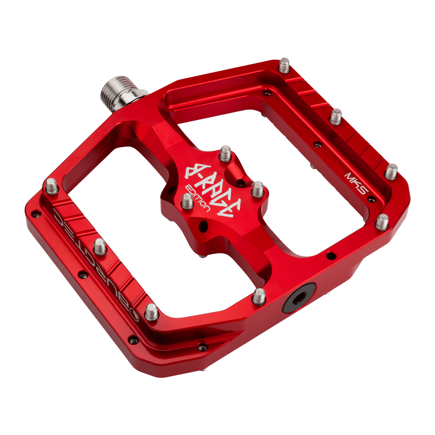 BURGTEC PENTHOUSE FLAT MK5 B-RAGE EDITION flat pedals Red