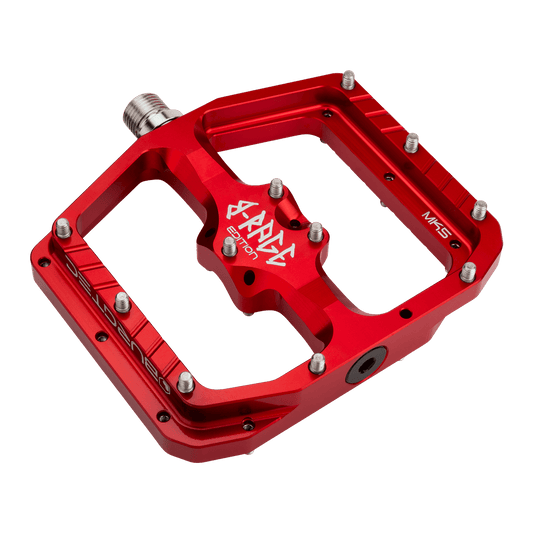 BURGTEC PENTHOUSE FLAT MK5 B-RAGE EDITION flat pedals Red