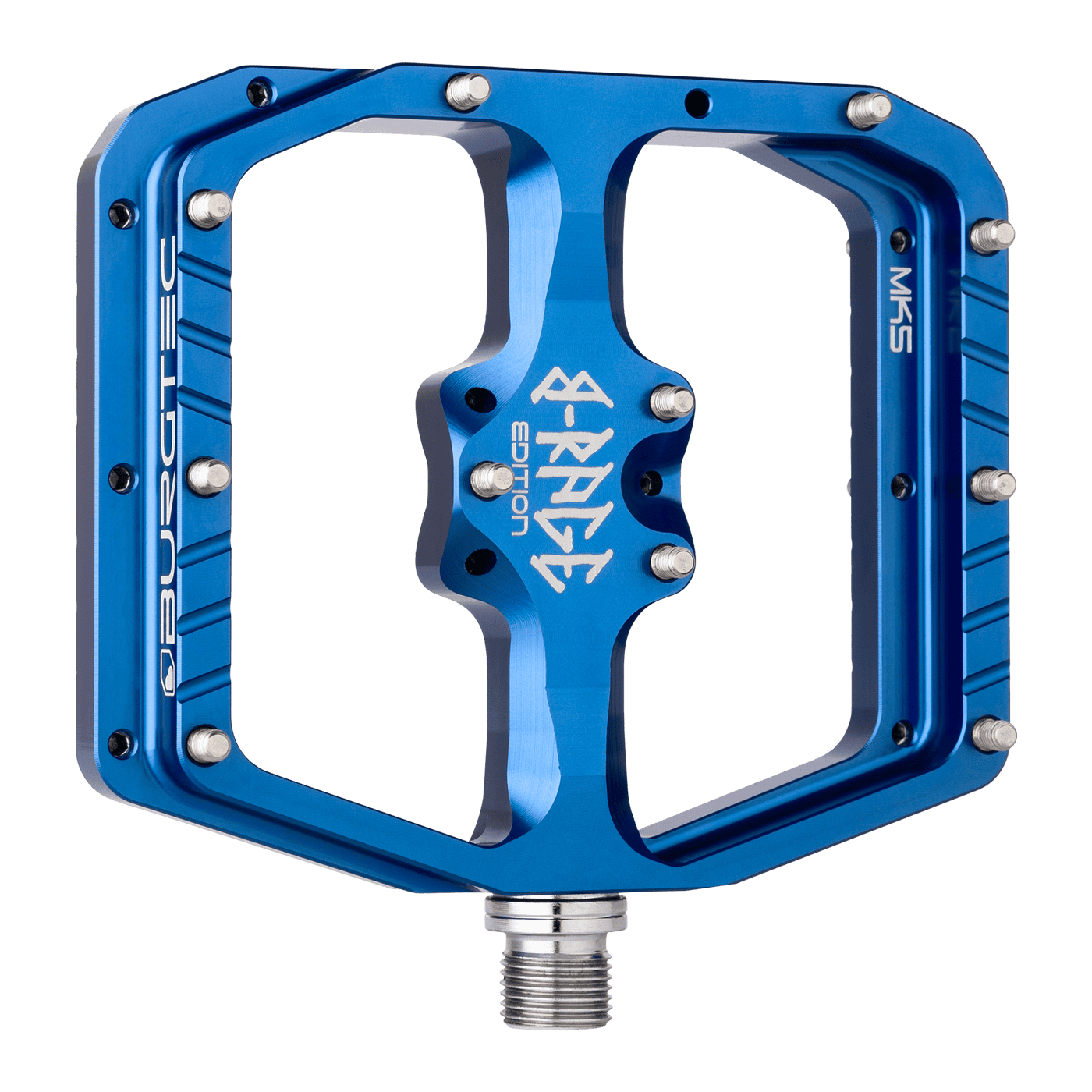 BURGTEC PENTHOUSE FLAT MK5 B-RAGE EDITION flat pedals Blue