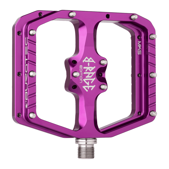 BURGTEC PENTHOUSE FLAT MK5 B-RAGE EDITION Violet flat pedals