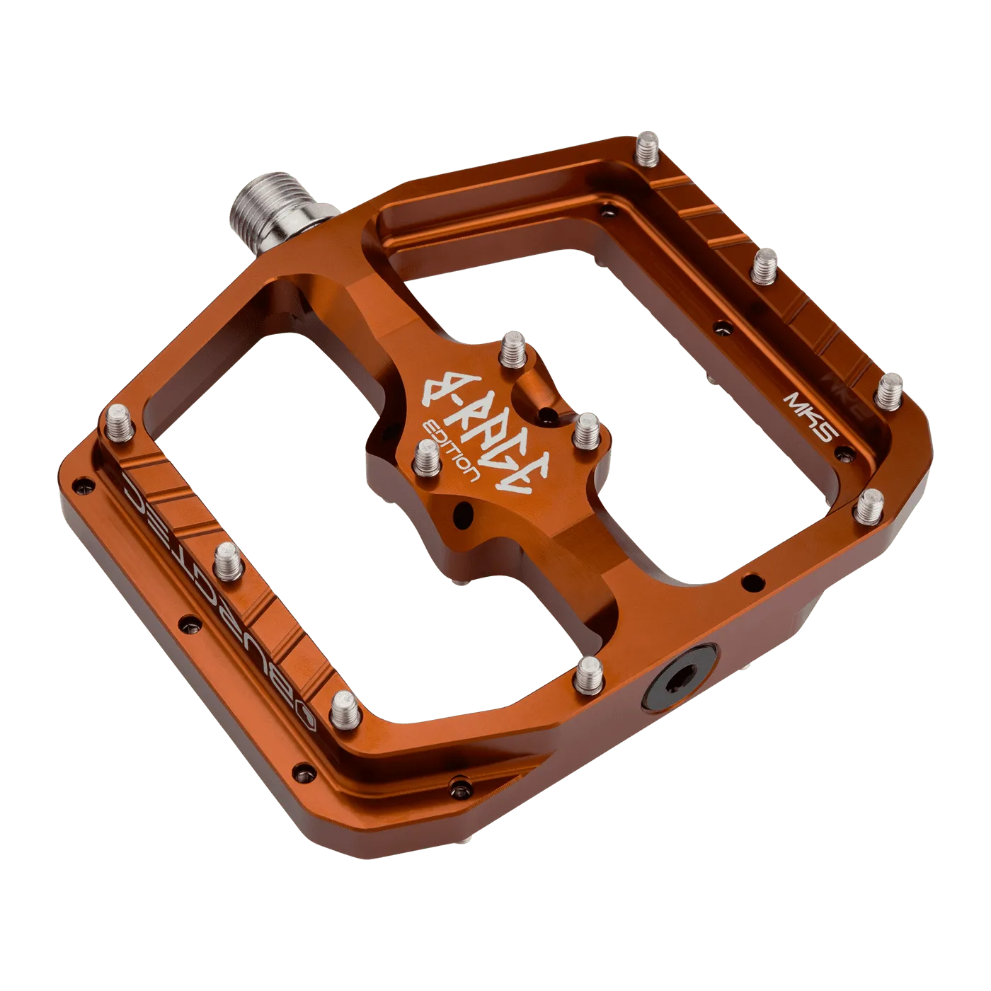 BURGTEC PENTHOUSE FLAT MK5 B-RAGE EDITION Kash Bronze flat pedals