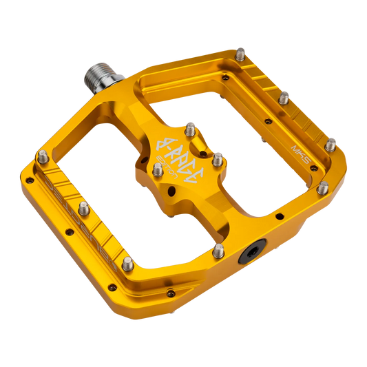 BURGTEC PENTHOUSE FLAT MK5 B-RAGE EDITION Gold flat pedals