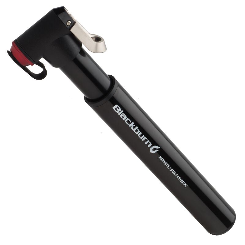 BLACKBURN MAMMOTH 2 STAGE ANYVALVE Hand Pump Black